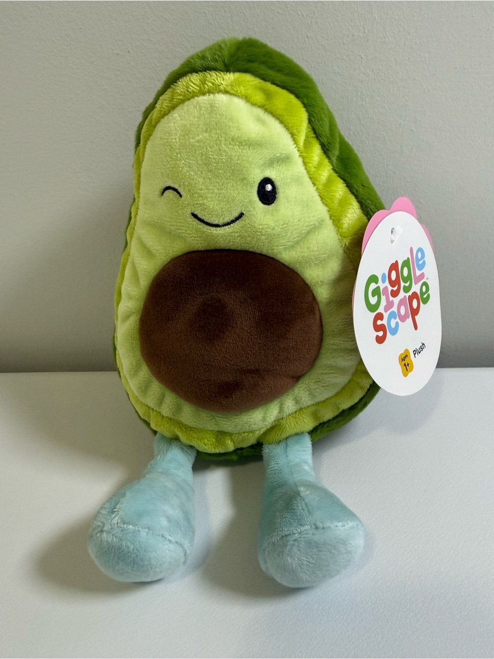 Gigglescape Avocado Plush Stuffed Toy Giggle Scape Target Green Brown NWT